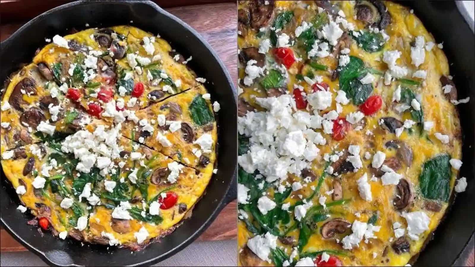 Recipe: Bookmark this Feta and Spinach Frittata for prettiest Easter brunch ever
