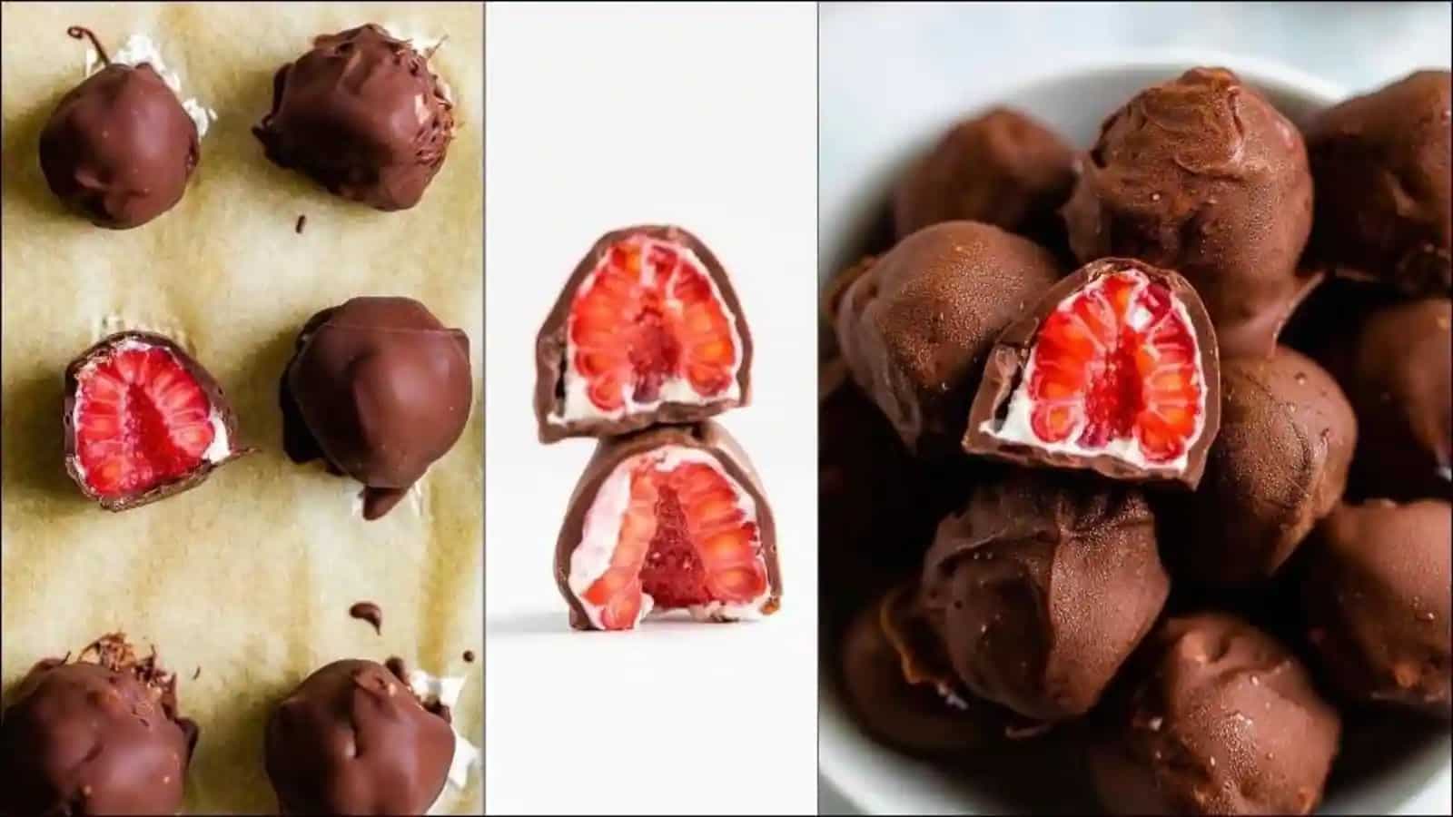 Recipe: Say ‘goodbye’ to stress with these chocolate covered frozen raspberries