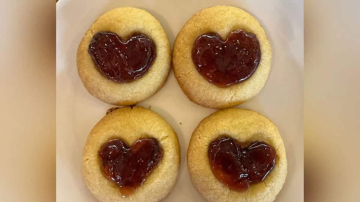 Valentine's Day 2023: Pooja Dhingra's Jam Thumbprint Cookies