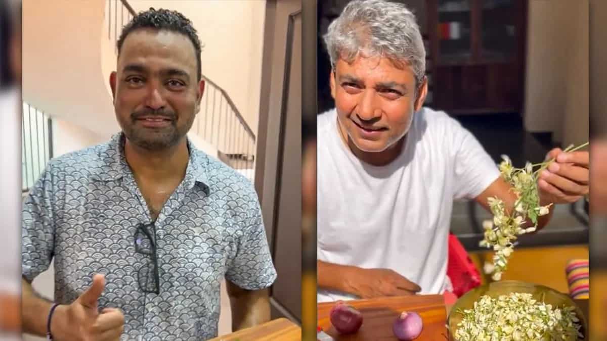 Ajay Jadeja, Chef Avinash Martins Cook Moringa Flowers
