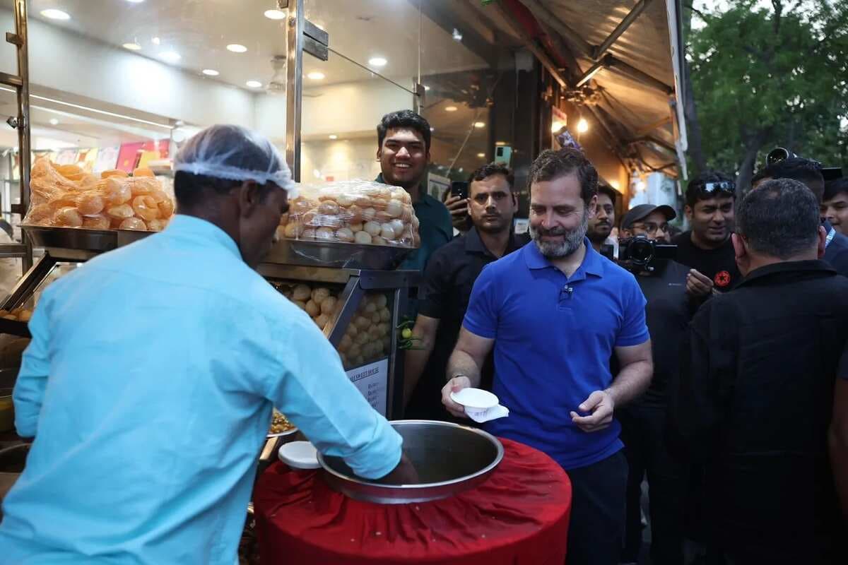 Rahul Gandhi Goes On Culinary Tour To Old Delhi & Bengali Market