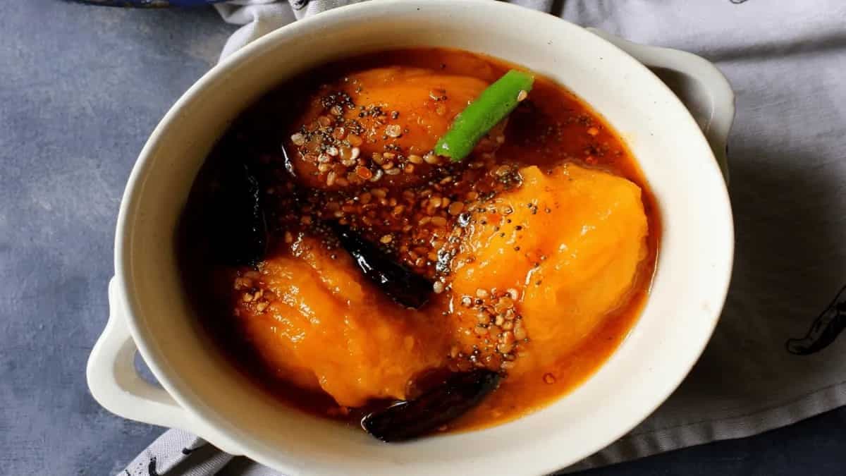 Ambe Upkari, The Ripe Mango Curry In Mangolerain Style