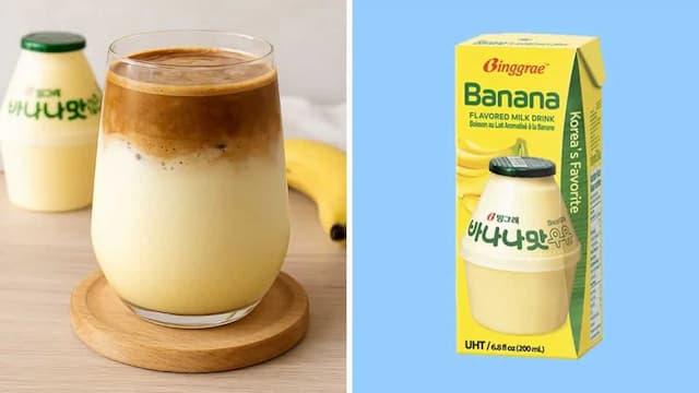 Korean Banana Milk Latte: Recreate The Viral Beverage At Home