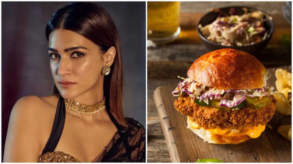 Kriti Sanon Enjoys A Scrumptious Burger, Courtesy Rhea Kapoor