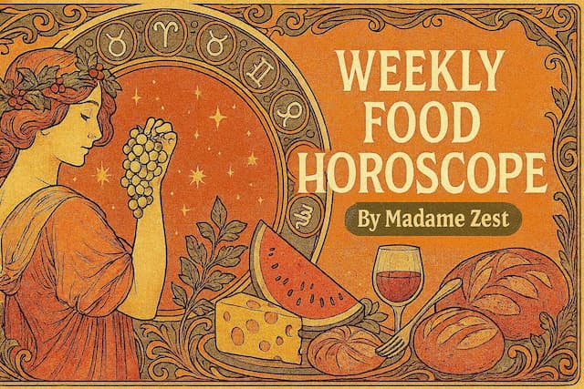 Weekly Food Horoscope (Sept 8–14, 2025)