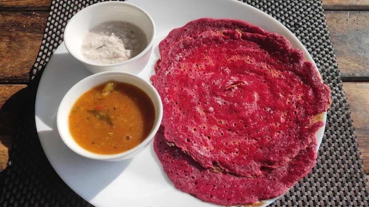Beetroot Instant Dosa
