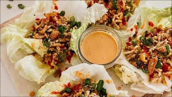 Recipe: Chicken Lettuce Wraps with Peanut Sauce are new healthy weeknight staple