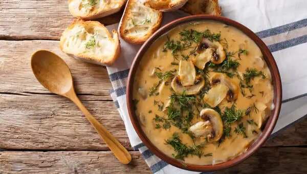 This cream of mushroom soup recipe is equal parts taste and comfort