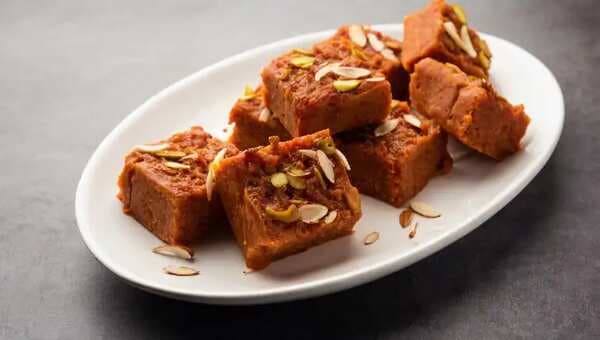 This low-calorie gajar barfi strikes the perfect balance between taste and health