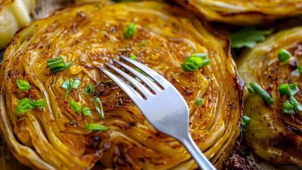 Can't finish a whole cabbage? Here's a tempting recipe of cabbage steak!