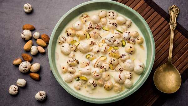 Indulge your sweet cravings with this makhana kheer recipe using jaggery
