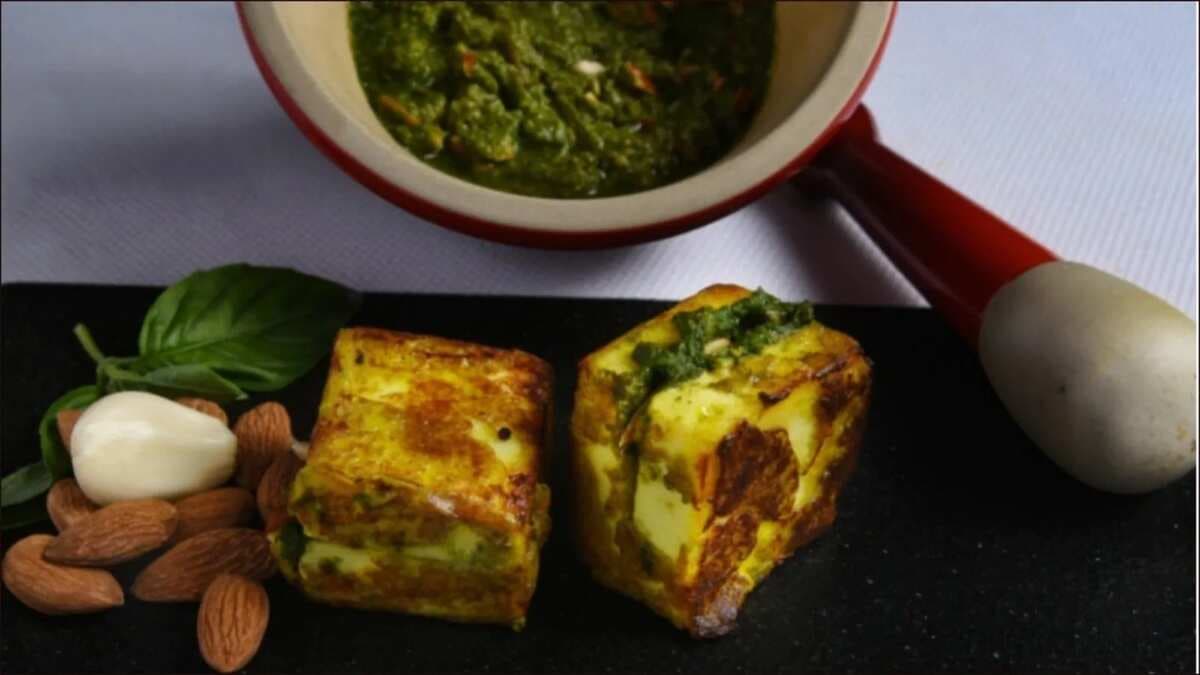 Father’s Day recipe: Feed dad’s heart and soul with almond pesto paneer tikka