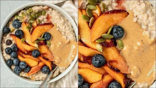 Recipe: A comforting bowl of Cinnamon Peach Oats make Tuesday less miserable