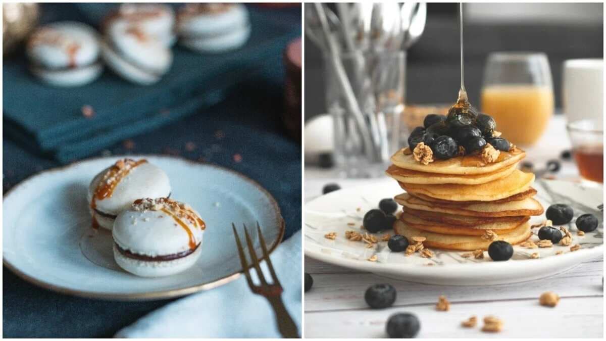 Start your day right with coffee pancakes and macarons. Recipes inside