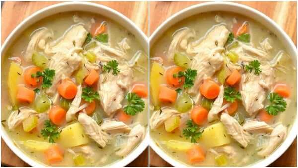 Chicken soup for the soul and the winter evenings. Recipe inside