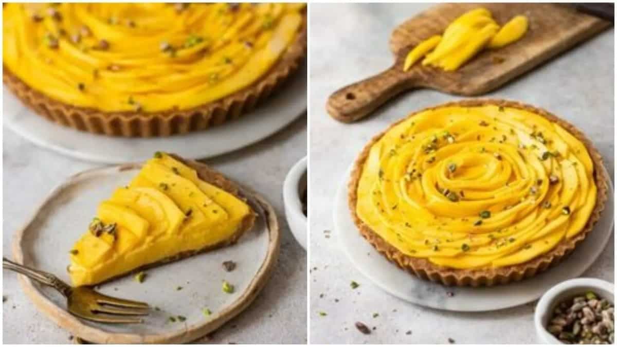 Welcome summer this year with mango custard tart. Recipe inside