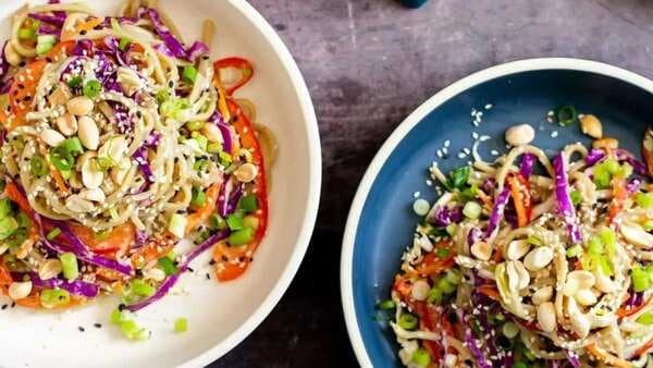 Lunch Tomorrow Should Be This 4 Step Healthy Peanut Noodle Salad