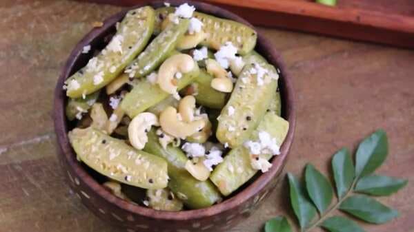Tender Tendli Upkari Palya: A Mild-Flavourful Delicious Sabzi