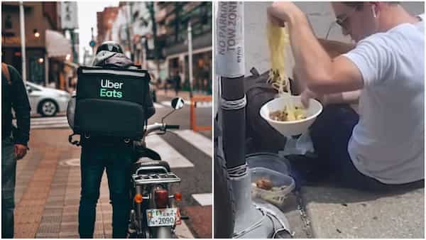 Viral Video Shows An Uber Eats Driver Stealing Food From Customer’s Delivery Order