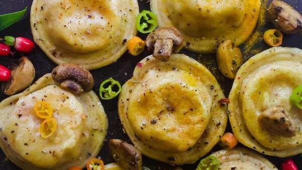 Mushroom Ravioli; Italian Touch To Your Dinner
