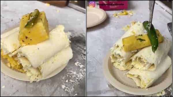 Viral: Khandvi And Dhokla Ice Cream Roll Is Latest To Disappoint Netizens