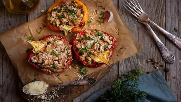 Craving Something Healthy, Try These Stuffed Peppers