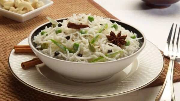 Try Rich Coconut Rice with Dry Fruits
