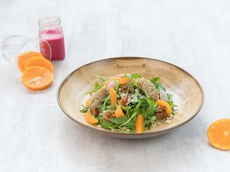 Slurrp Exclusive-  Orange And Arugula Salad by Chef Rajesh