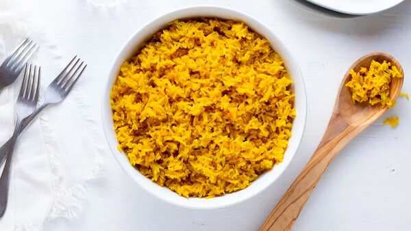 Try This Aromatic Saffron Rice Recipe Infused With Rose Water 