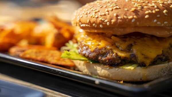 A Special Burger Fusion Is Here: Rajma Tikki Burger