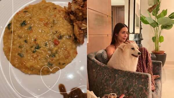 It Was Homely Dinner For Malaika Arora Last Night, Guess What She Ate? 