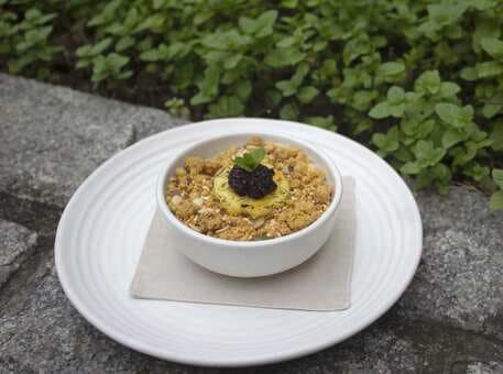 Berry Crumble With Pineapple Compote By Chef Mohan Rawat Is Worth Trying