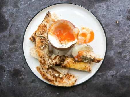 Dippy Eggs For Your Grilled Cheese; Recipe Inside 