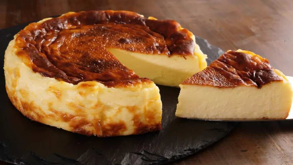 Homemade Air Fryer Basque Cheesecake 
