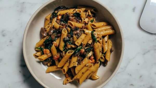 Roasted Mushroom Pasta: Healthy and Flavourful Dinner