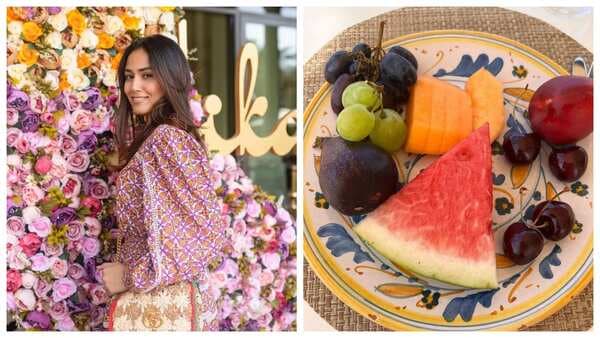 Mira Kapoor’s Italian Grub Is All About Fresh Fruits and Cheese 