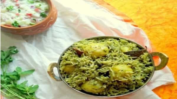 This Haryanvi Pulao Has Aloo, Chutney And All You Need For An Authentic Lunch 