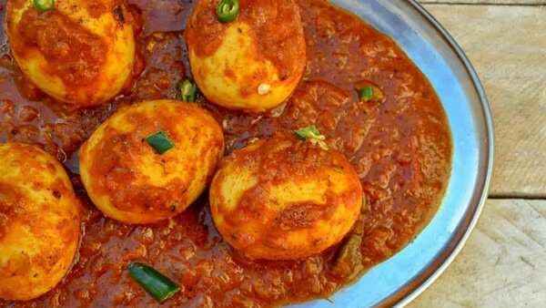 Egg Curry Masala: Eggs Simmered in Fragrant and Flavourful Sauce