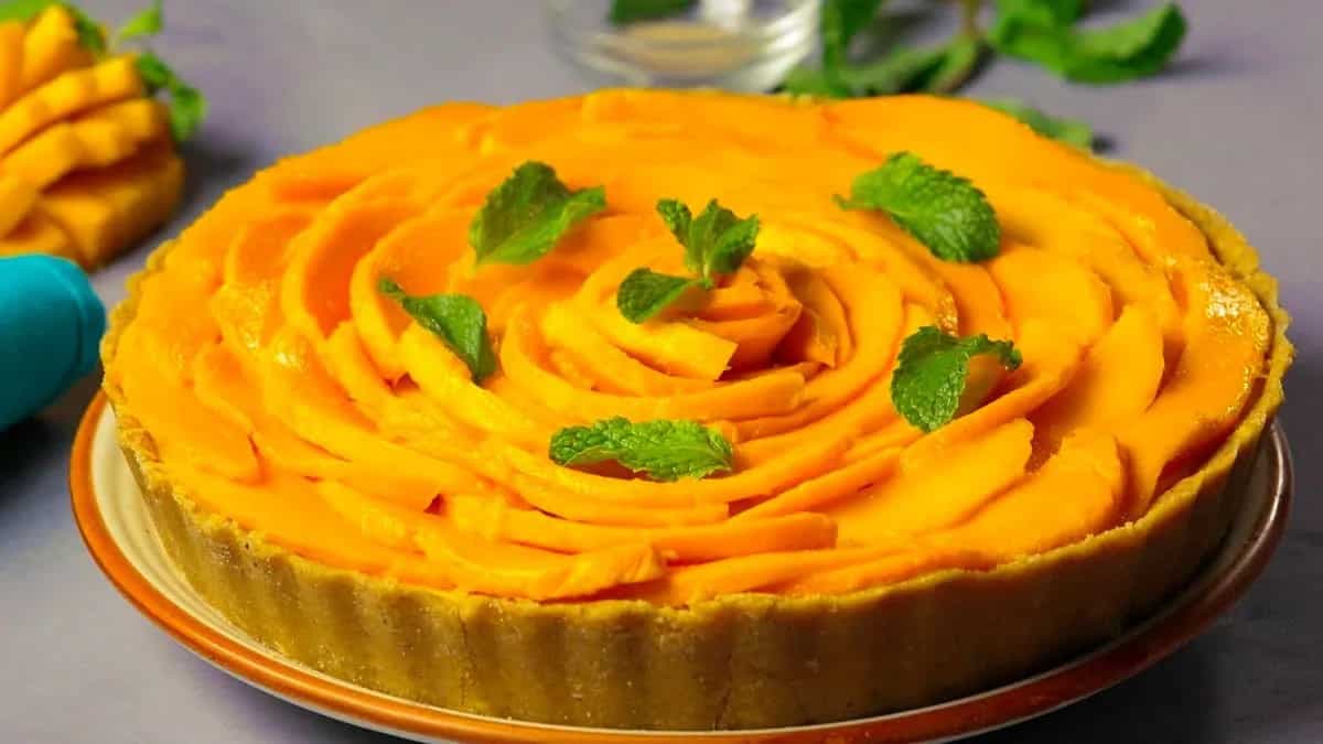 Cooking With Kids This Summer? Try This No-Bake Mango Tart