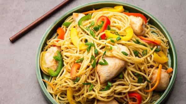 Chicken Chowmein Noodles:  The King of Desi Chinese Food
