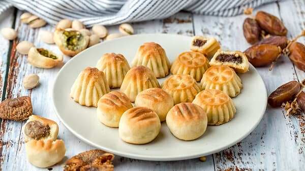 Maamoul: Traditional Arab Butter Cookies With Lots Of Nuts