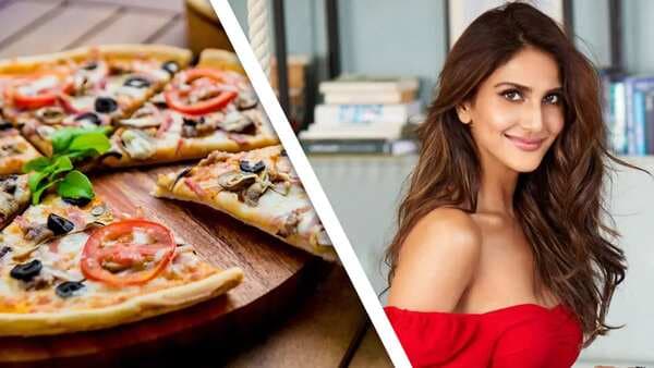 Vaani Kapoor Relishes A Thin Crust Pizza