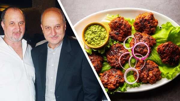 Anupam Kher Enjoys This Meaty Treat At Brother’s Birthday Dinner