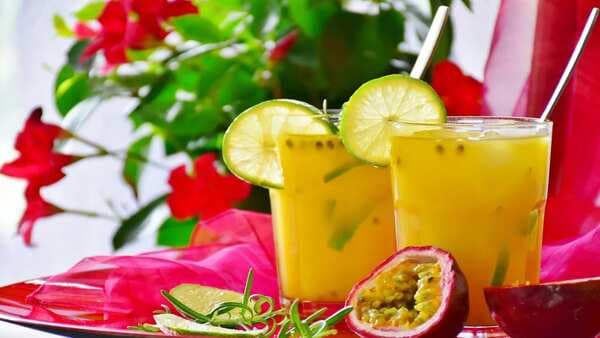 This Tropical Passion Fruit Lemonade Recipe Will Charge You Up In No Time
