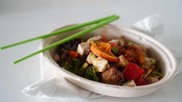 Mixed Vegetable Tofu Stir-Fry: Healthy And Tasty Snack Diet Meal