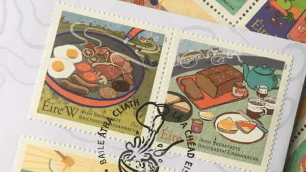 Irish Postal Service Introduces Stamps Inspired By Irish Breakfast