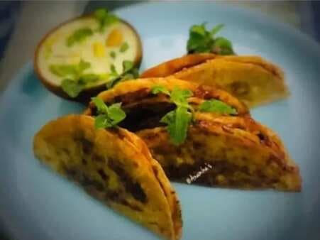 Leftover Roti Tacos with Potato Bharta