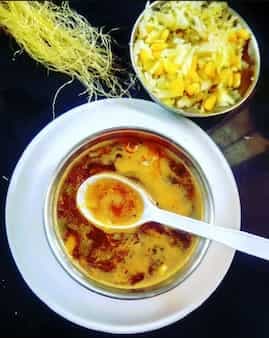 Corn manchow soup