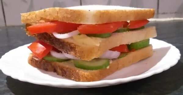 Simple veg sandwichma