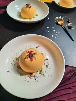Mango Mousse with a hidden ingredient